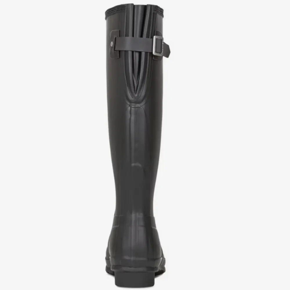 Hunter Matte Black Adjustable Tall Rain Boots